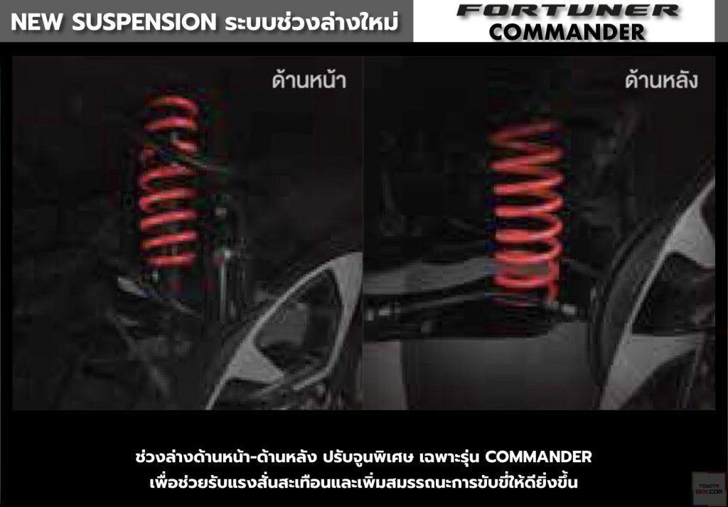 ระบบช่วงล่าง-suspension-toyota fortuner commander-รถยนต์โตโยต้า ฟอร์จูนเนอร์ คอมมานเดอร์